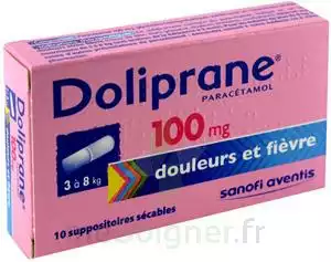 Doliprane 100 Mg Suppositoires Sécables 2plq/5 (10) à Villecresnes