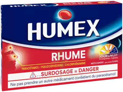 Humex Rhume Comprimés Et Gélules Plq/16 à Villecresnes