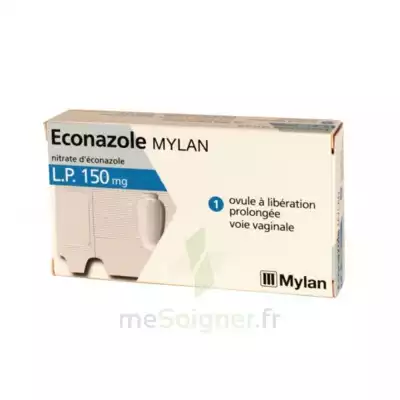 Econazole Mylan L.p. 150 Mg, Ovule à Libération Prolongée à Villecresnes
