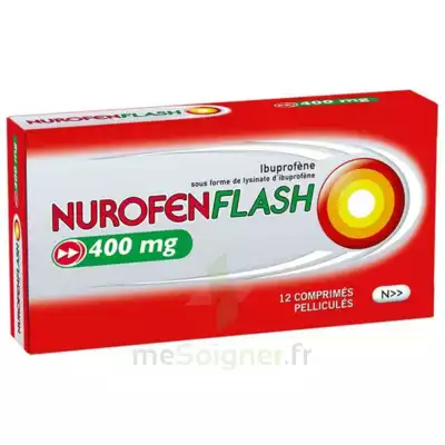 Nurofenflash 400 Mg Comprimés Pelliculés Plq/12 à Villecresnes