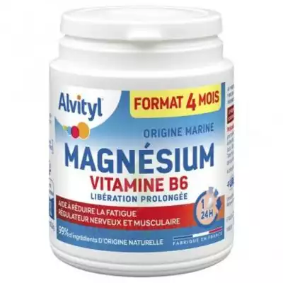 Alvityl Magnésium Vitamine B6 Libération Prolongée Comprimés Lp Pot/120 à Villecresnes