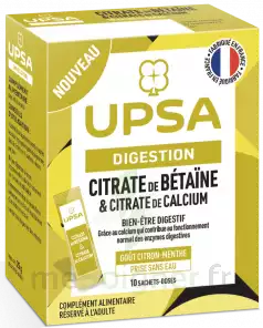 Upsa Citrate De Bétaïne & Citrate De Calcium Poudre 10 Sachets à Villecresnes