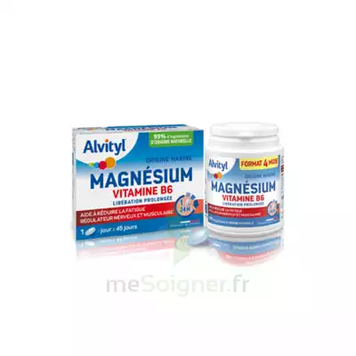 Alvityl Magnésium Vitamine B6 Libération Prolongée Comprimés Lp B/45 à Villecresnes