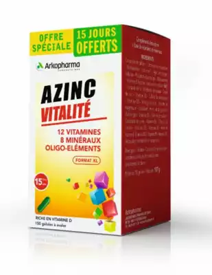 Azinc Forme Et Vitalite 120 + 30 (15 Jours Offerts) à Villecresnes